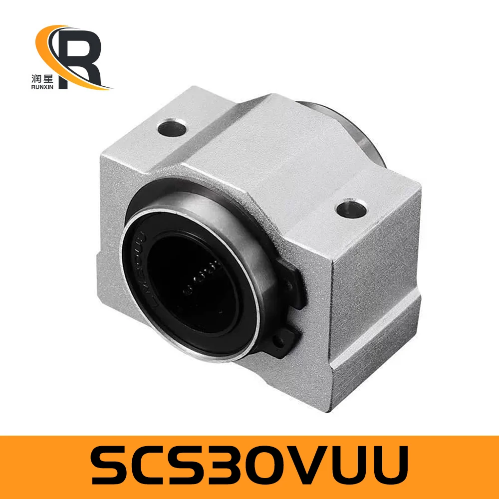 RXTNC 1PCS SC30VUU sc30vuu SCS30VUU Linear Bearing Pillow Block DIY For 30mm Linear Slide Bearing Units CNC 3D Printer Parts