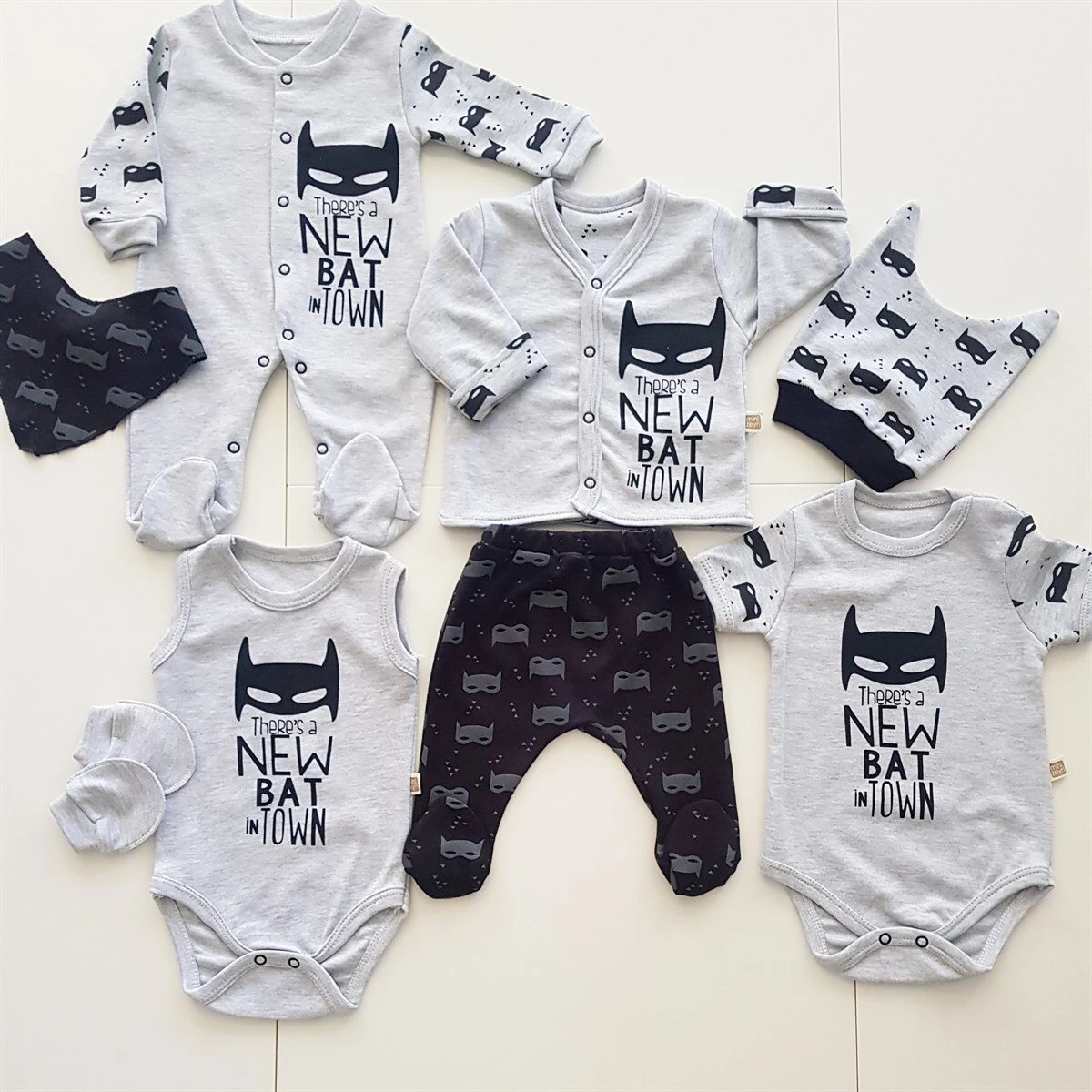 Baby Girl Boy Newborn Clothing 8-pcs Hospital Outlet Custom Fabric Antibacterial Babies Healthy Safe Outfit Sets Dresses - Baby's Sets - AliExpress