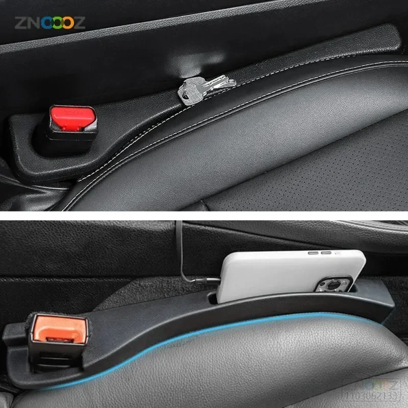 2pcs Seat Crevice Filler Strip Car Seat Gap Plug Leak Proof Strip Auto Seat  Blocker Filler Crevice Crack Plug For Phones Wallets - AliExpress