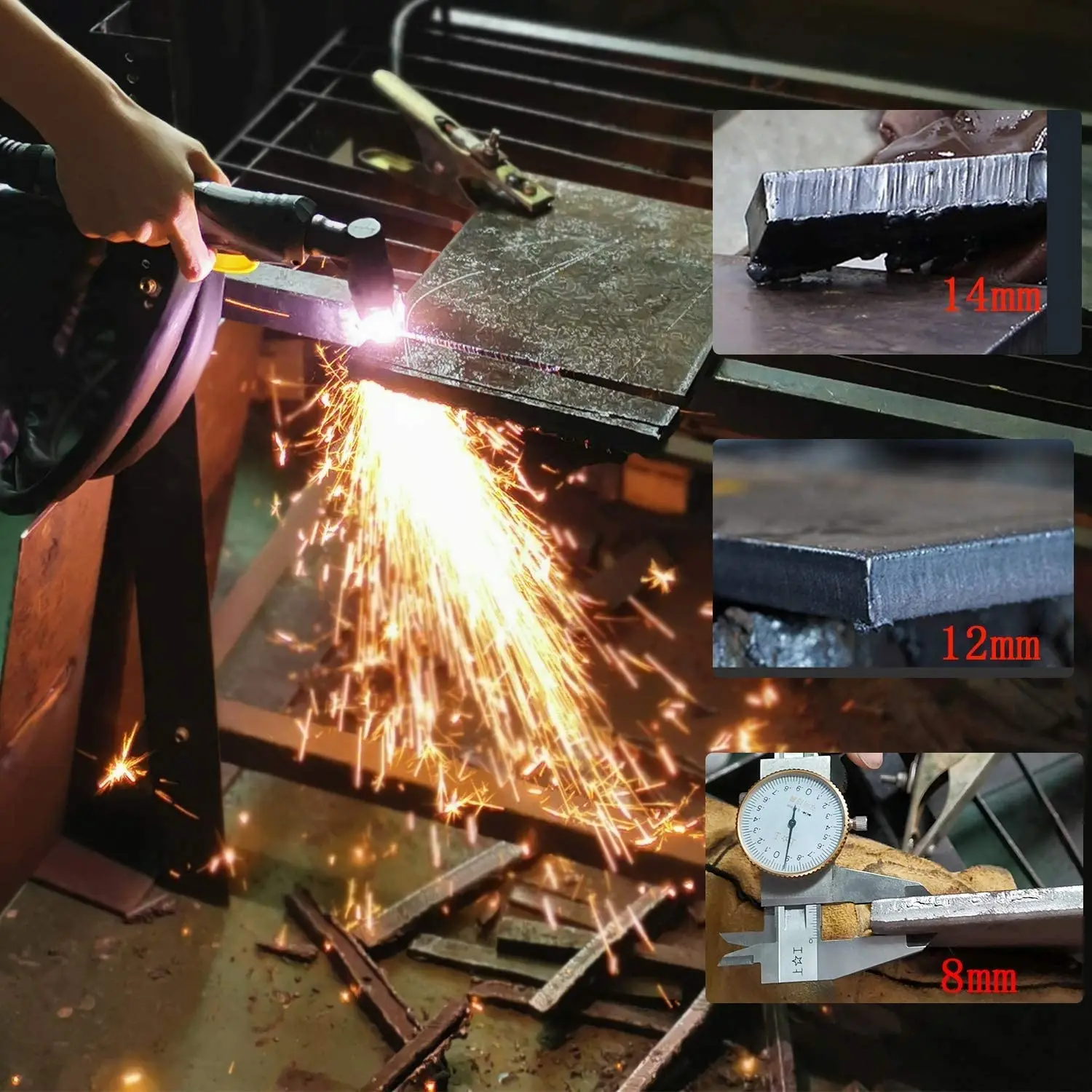 PLASMARGON Air Plasma Cutter 65Pro Pilot Arc CNC Plasma Cutting Machine 18MM Cut Steel Metal Plasma Cutter DIY Welding Equipment 5