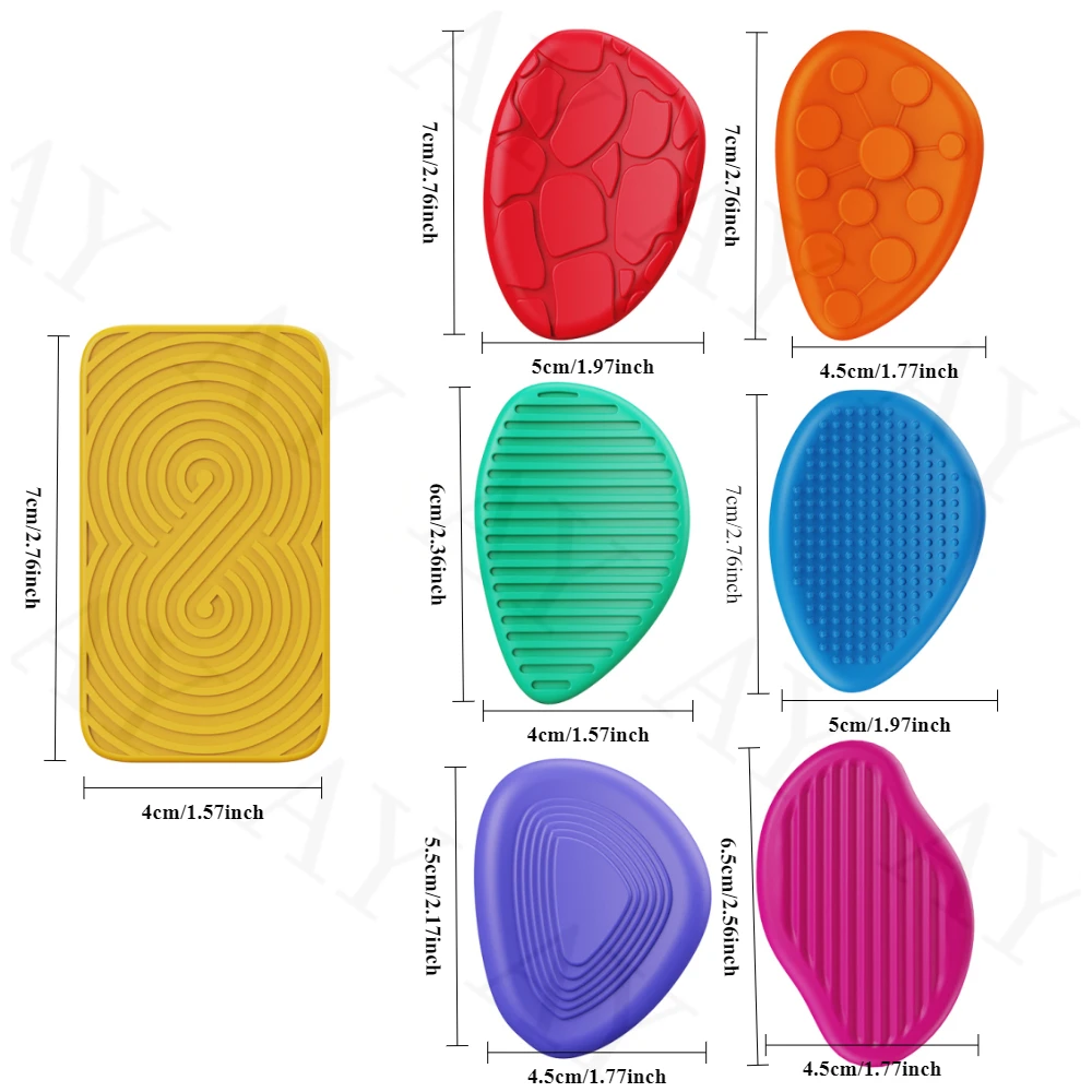 Fidget Toys Sensory stone Silicone relief toy Sensory relief stone-Calming Stress Relievers for Autism, Anxiety, And Students