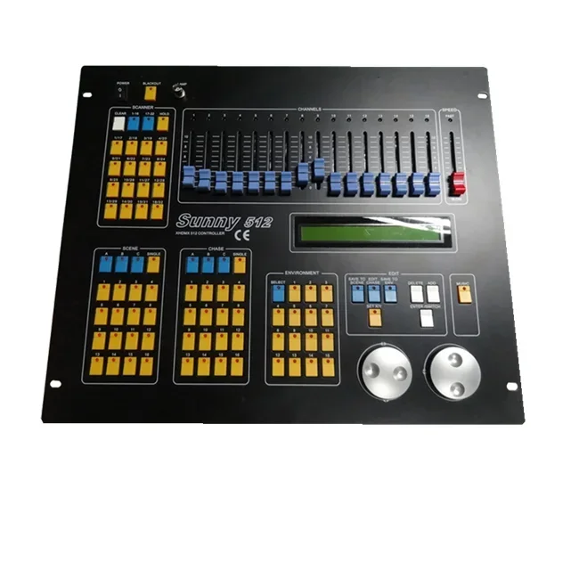 DJ 조명 컨트롤러 콘솔 Sunny dmx 512 컨트롤러