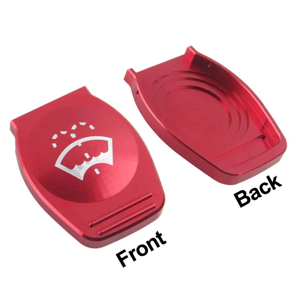 Aluminum Windshield Wiper Washer Cap Fluid Reservoir Cap Protector For Vw Audi Porsche 3Q0955455 18G955455A windshield washer cap protector