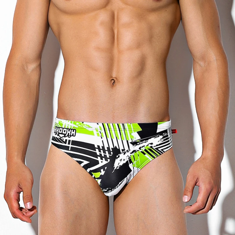 

2024 Men Swimwear Briefs Bikini Swim Wear Sexy Man Swimsuit Swimming Trunks Beach Surf Sport Short Low Waist Men's Bathing Suit