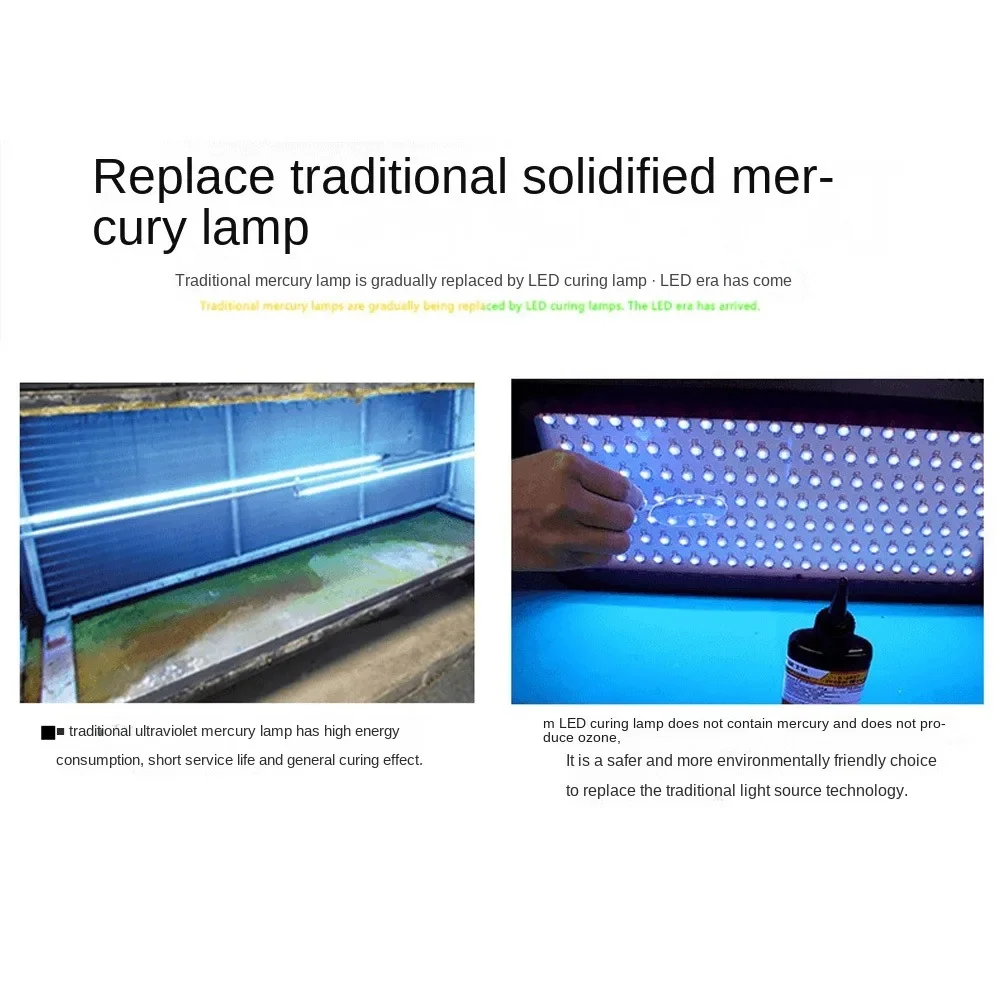 UV Curing Lamp Purple light 365nm 405nm 395nm 100W 200W 300W fluorescent detection shadowless glue green oil resin Ultraviolet UV curing lamp