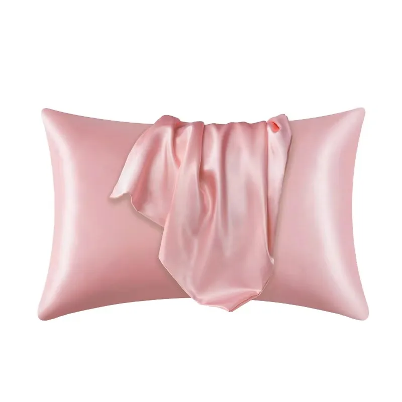 Luxurious 100% Silk Pillowcase - Silky Satin Hair Beauty & Comfort Pillow Cover for Home Decor (1 or 2 Pack)