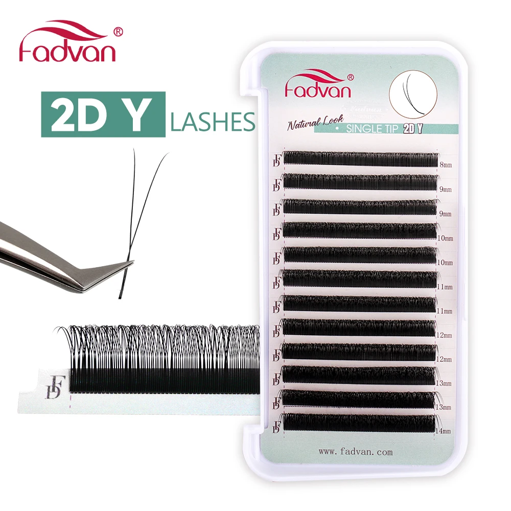 FADVAN Y Shape Single Tip YY Lashes False Eyelashes Makeup Tools fake eyelashes,false eyelashes,eyelash makeup tools