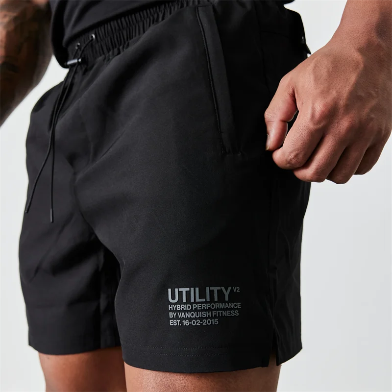 Summer New Men's Shorts Sports Fitness Quick Drying Breathable Stretch Shorts Jogger Gym Running Basketball Training Shorts