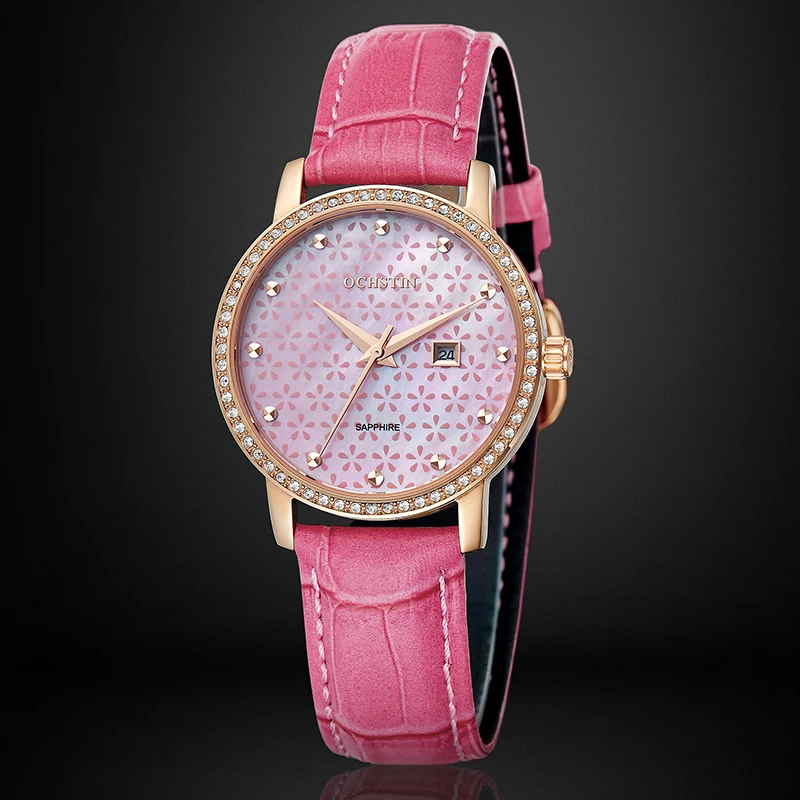 OCHSTIN Japan Quartz Women Watch Luxury Sapphire Crystal Diamond Waterproof Watch for Girls Gift Dropshipping Relogio Feminino
