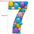 100cm number-7