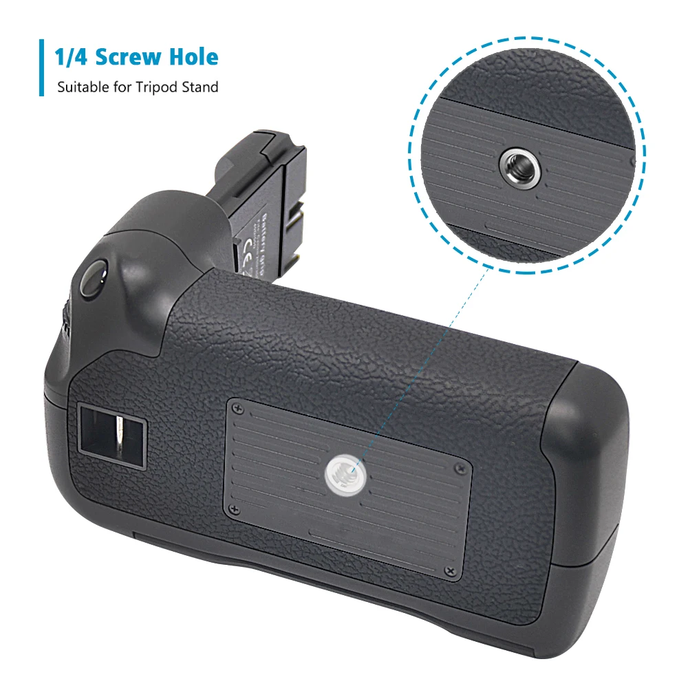 Mcoplus BG-5DII Vertical Battery Grip for Canon EOS 5D Mark II 5D2 5DII DSLR Camera as BG-E6 Work with LP-E6 Battery