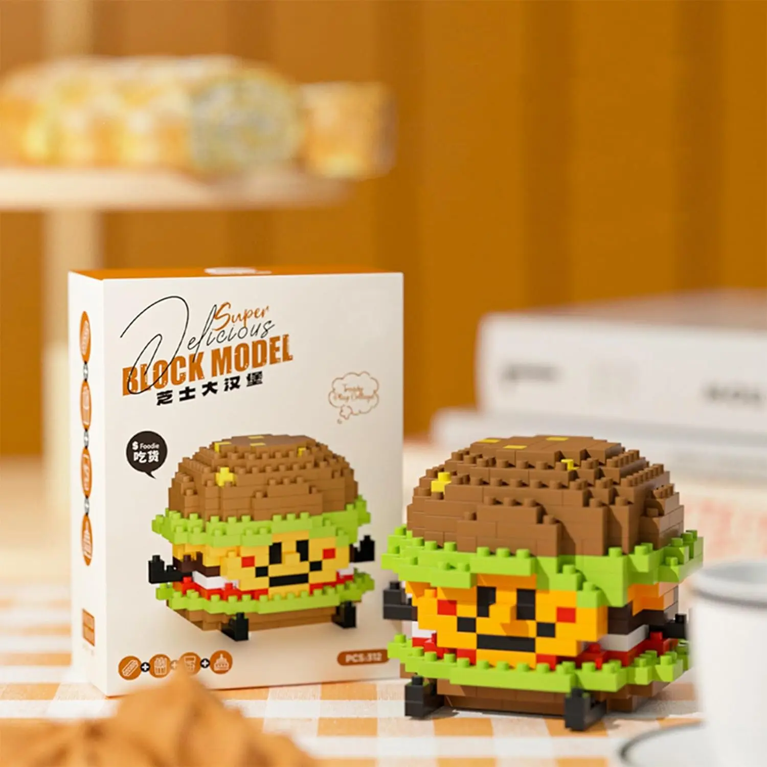 

Hamburg-Food Building Blocks Set Toys Mini Building Blocks Fast Food Building Blocks Toys Miniature Building Blocks Set Kids