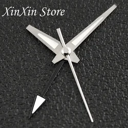 Silver Red High Quality GMT Watch Hands with C3 Green Luminous Needles (Silver Black)