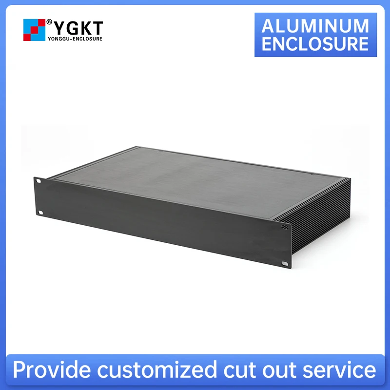 

Custom Fabrication Circuit Board Sheet Metal Box Full Aluminum Industrial Computer Chassis 19 Inch 1.5U Rack Mount Server Case