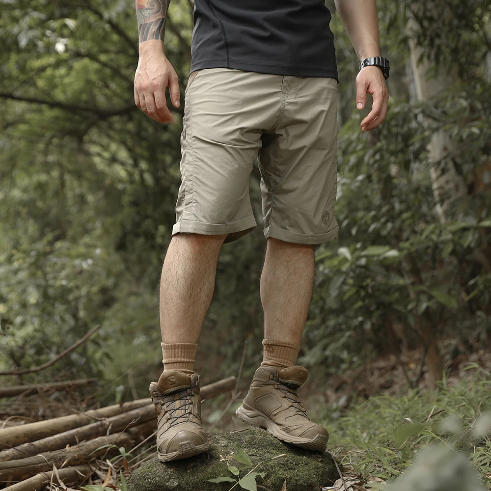 【BAON】[unisex] Migelli Pintuck Banding Bermuda Pants Emersongear Blue Label Armadillo Light Pack Shorts Mens
