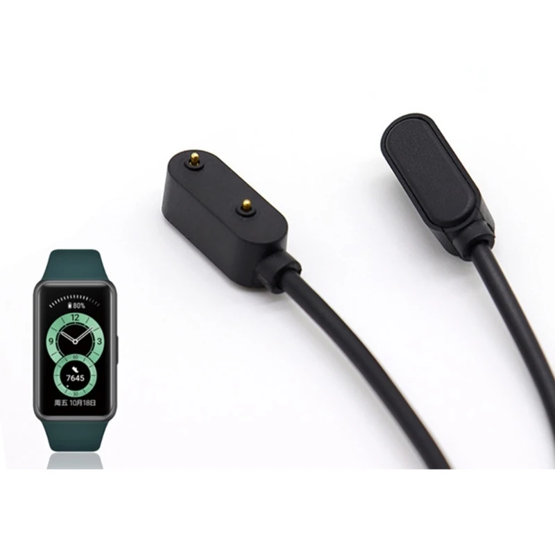 Smartwatch Charger Dock Adapter 2 Pin USB Charging Cable Power Charger for Band 7 6 /Watch Fit / Band 6