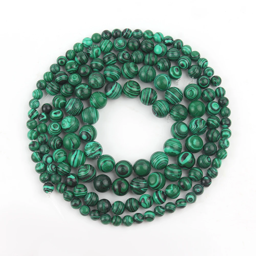 Perline Naturali Turchesi Lisce Blu Howle Perle Di Pietra - Foto 7