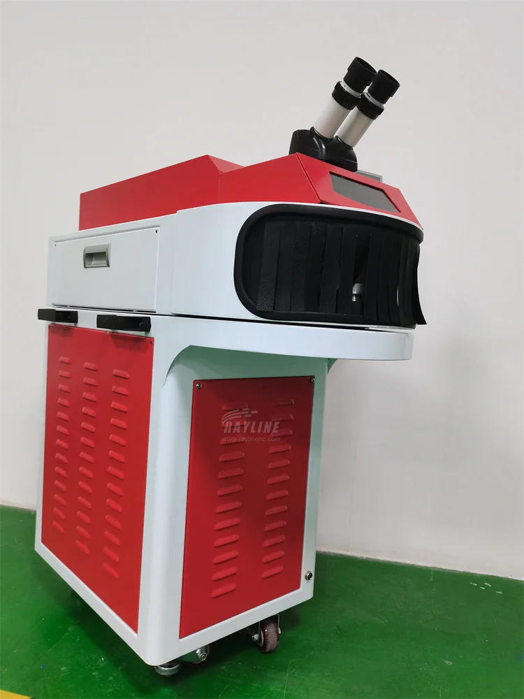 Vertical Jewelry Laser Welding Machine with CCD 200W for Jewelry Gold/Jewelry/Sliver/Jewellery/Rings YAG Laser Red Spot Welder 4