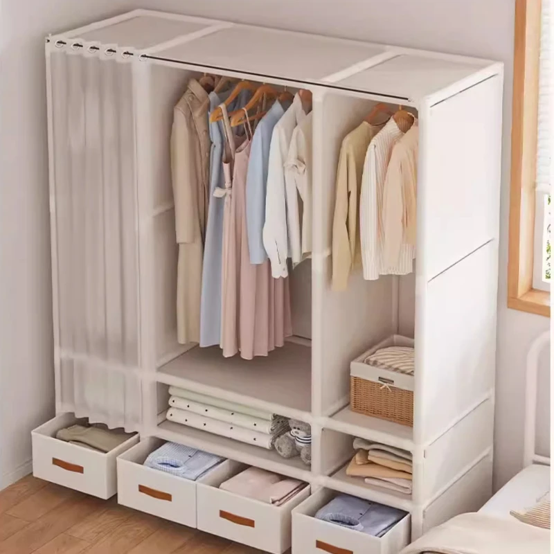 Children's Modular Cabinet Girl Closet Clothes Wardrobe Girls Dresses Dress Up Storage Armario Juguetes Infantil Organizer Toys