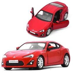 Diecast Metal Sports Car Miniature - 1:36 Scale Collectible Toy Vehicle Gift (Red - boxed)
