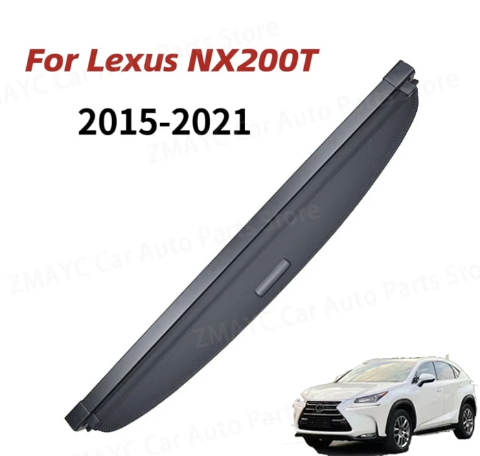 Trunk Cargo Cover For Lexus NX200 NX200t NX300 NX300h AZ10 2015~ Tray Curtain Pad Shielding Shade Accessories