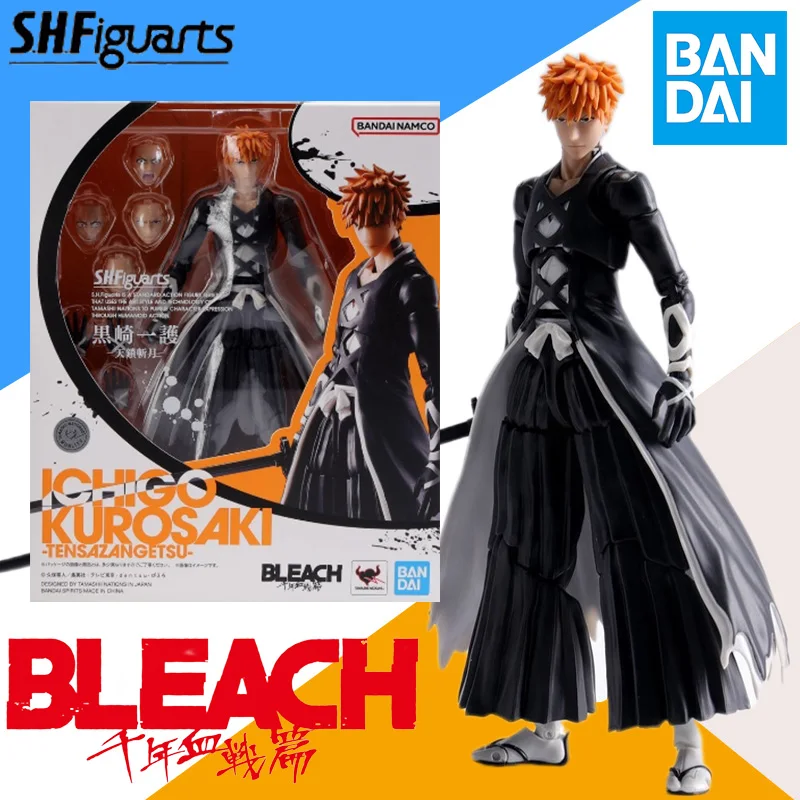 

Bandai S.H.Figuarts SHF BLEACH: Thousand-Year Blood War Kurosaki Ichigo TENSAZANGETSU AnimeAction Figure Finished Model Toy Gift