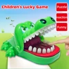Crocodile Teeth Toys Children's Crocodile Bites Fingers Reaction Training Novelty Children's Lucky Game Trick Decompression Toy 1