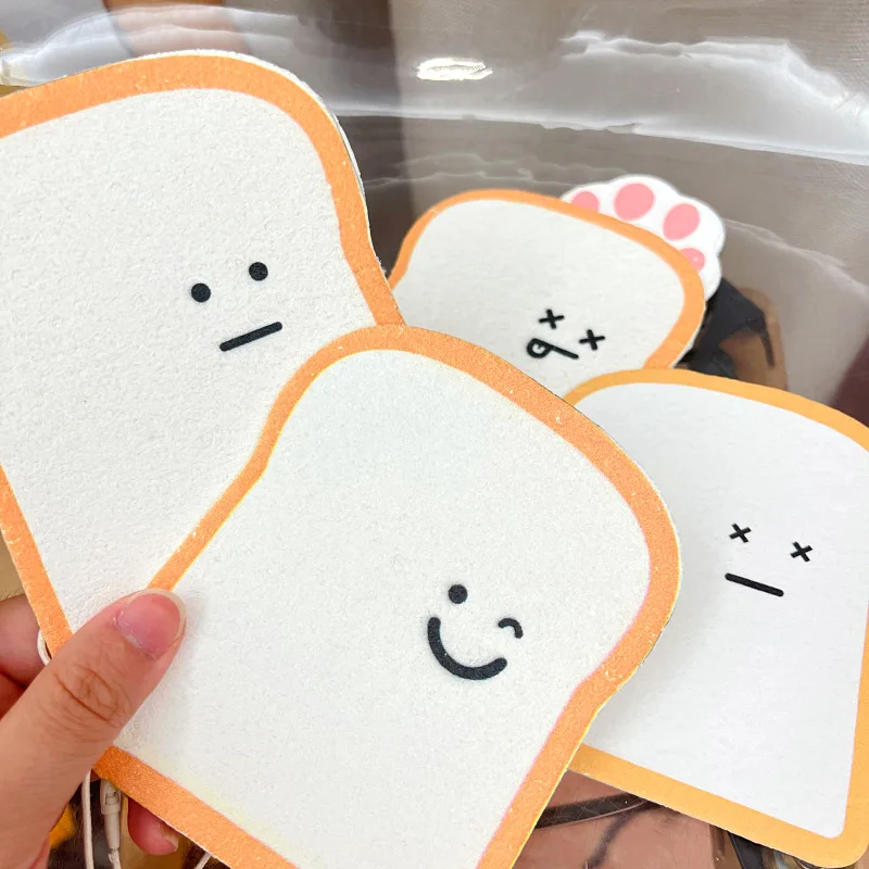 

MultifunctionPowerful Decontamination Dishwashing Wipe Cute Toast Bread Sponge Brush Cleaner Kitchen Accessories Cleaning Tools