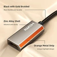 CABLETIME 8K 60Hz DP to HDMI Adapter DP 2.1 Zinc Alloy Displayport to HDMI Adapter 4K/144Hz DP  for PC Monitor Switch PS5 HDTV - Image 5