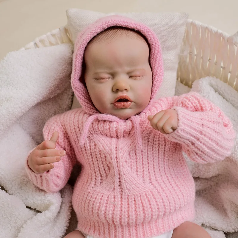 48cm Soft Cotton Body Reborn Baby Doll Indie Handmade