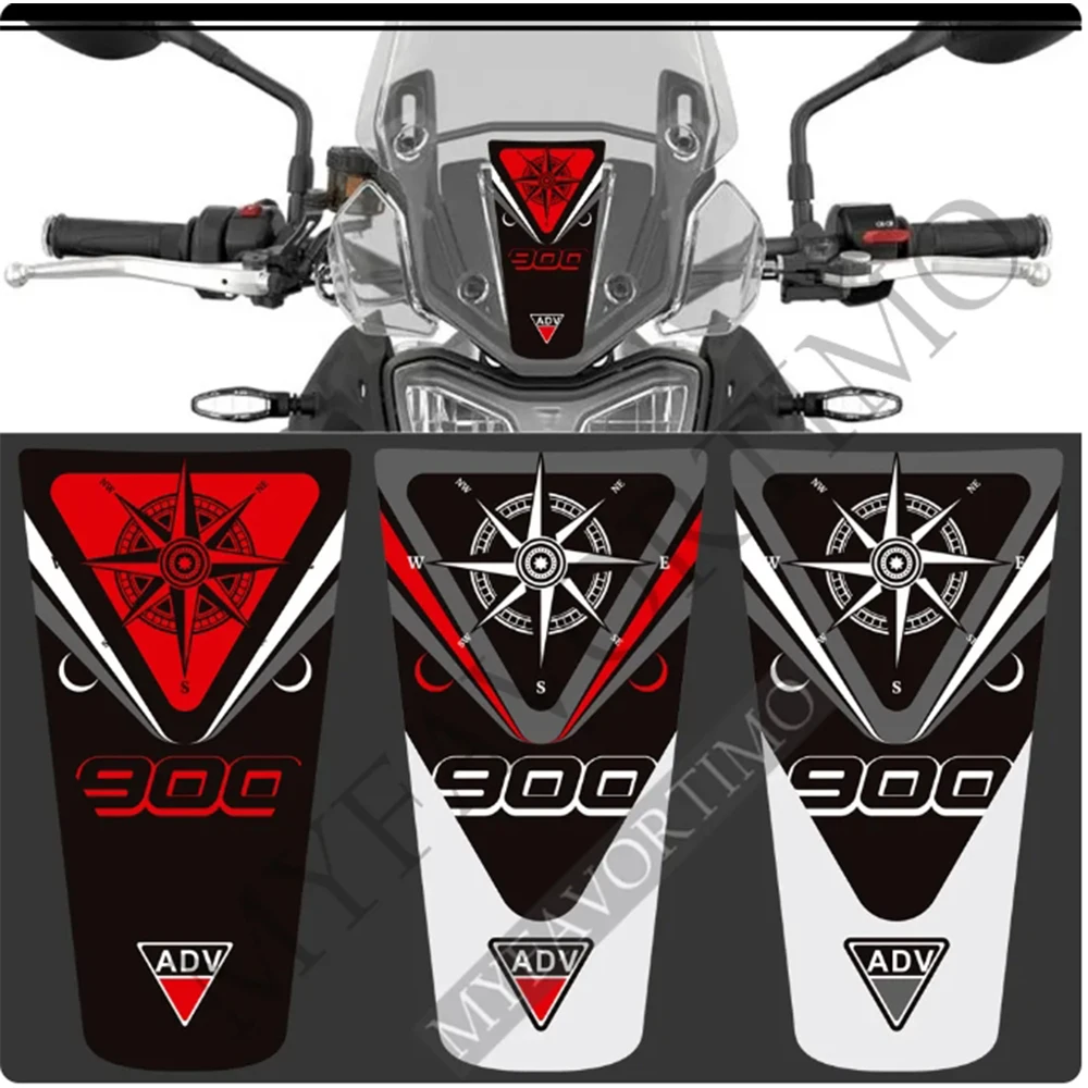 For Triumph Tiger 900 Rally Cases Luggage Trunk Windscreen Windshield Tank Pad Knee Kit Gas Fuel Stickers Decals Protector