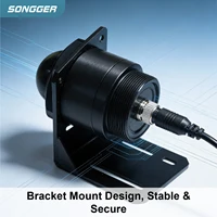 Capteur de Niveau Radar 79–81GHz Sans Contact pour Cuves d’Eau et Chimiques Portée 3–12m Sortie RS485 4–20mA 0–10V Alimentation DC5–28V Industriel 3