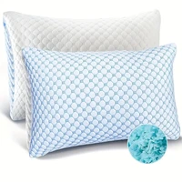 Memory Foam Bed Pillow Bed Pillow For Sleeping Breathable Pillow With Washable Removable Bed Pillow Cover Pillow 51x76cm 1