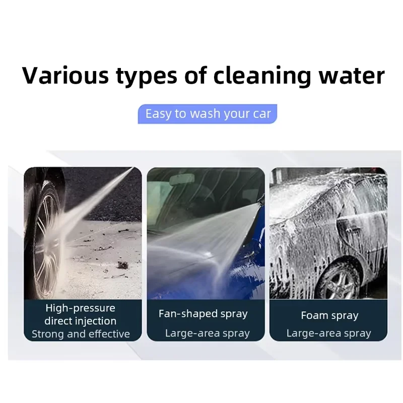 휴대용 고압 세차기 220V 전동 강력 워터 펌프 자동 세척기 (자동차, 자전거, 정원, 파티오 세척용)