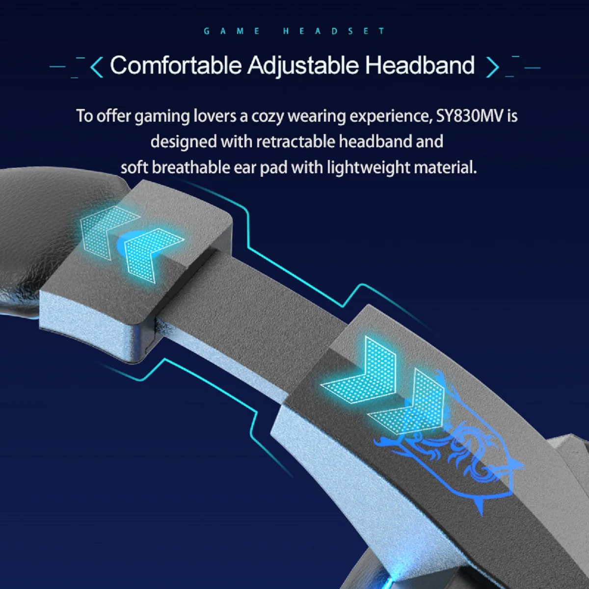 LED Light Wired Gaming Headphones With Microphone Noise-cancelling Gamer Headset For PC Computer Laptop PS4 PS5 Xbox