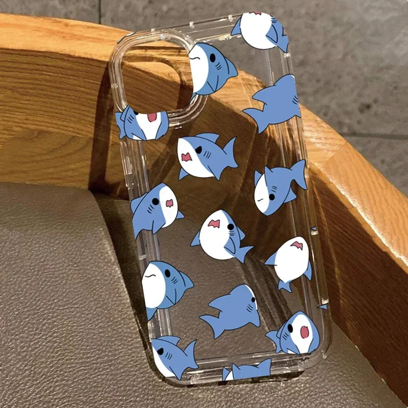 Ocean Shell Turtle Clear Phone Case with Summer Print Design