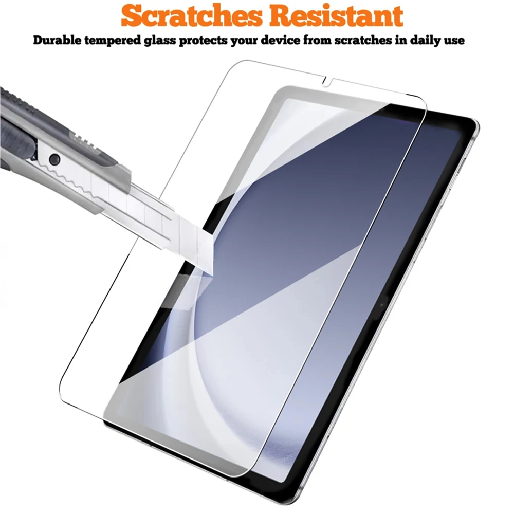 Tempered Glass Screen Protector For Samsung Galaxy Tab S6 Lite A9 Plus S8 S9 Plus Ultra S7 Fe S9 Fe 12.4 A8 Film 6