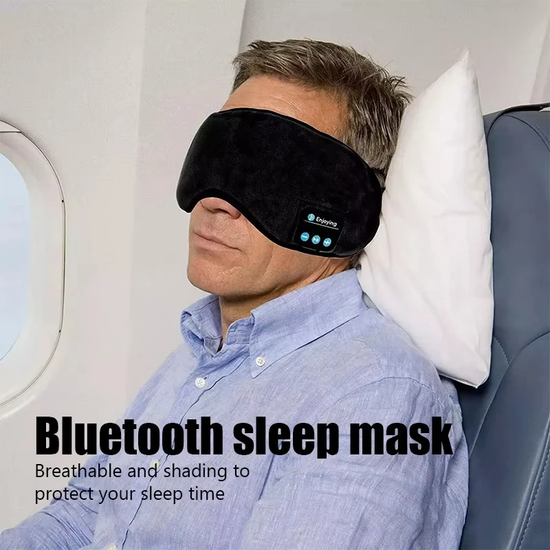 Wireless Bluetooth Sleep Eye Mask Headphones for Sleep Aid