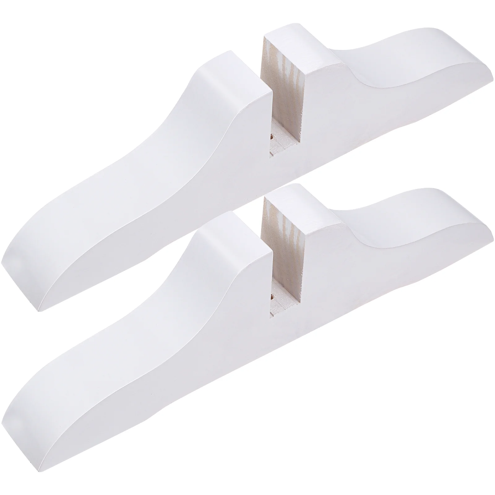 2 Pcs Poplar Retractable Folding Screen Base Room Divider Feet Detachable Privacy Clips Office room divider screen