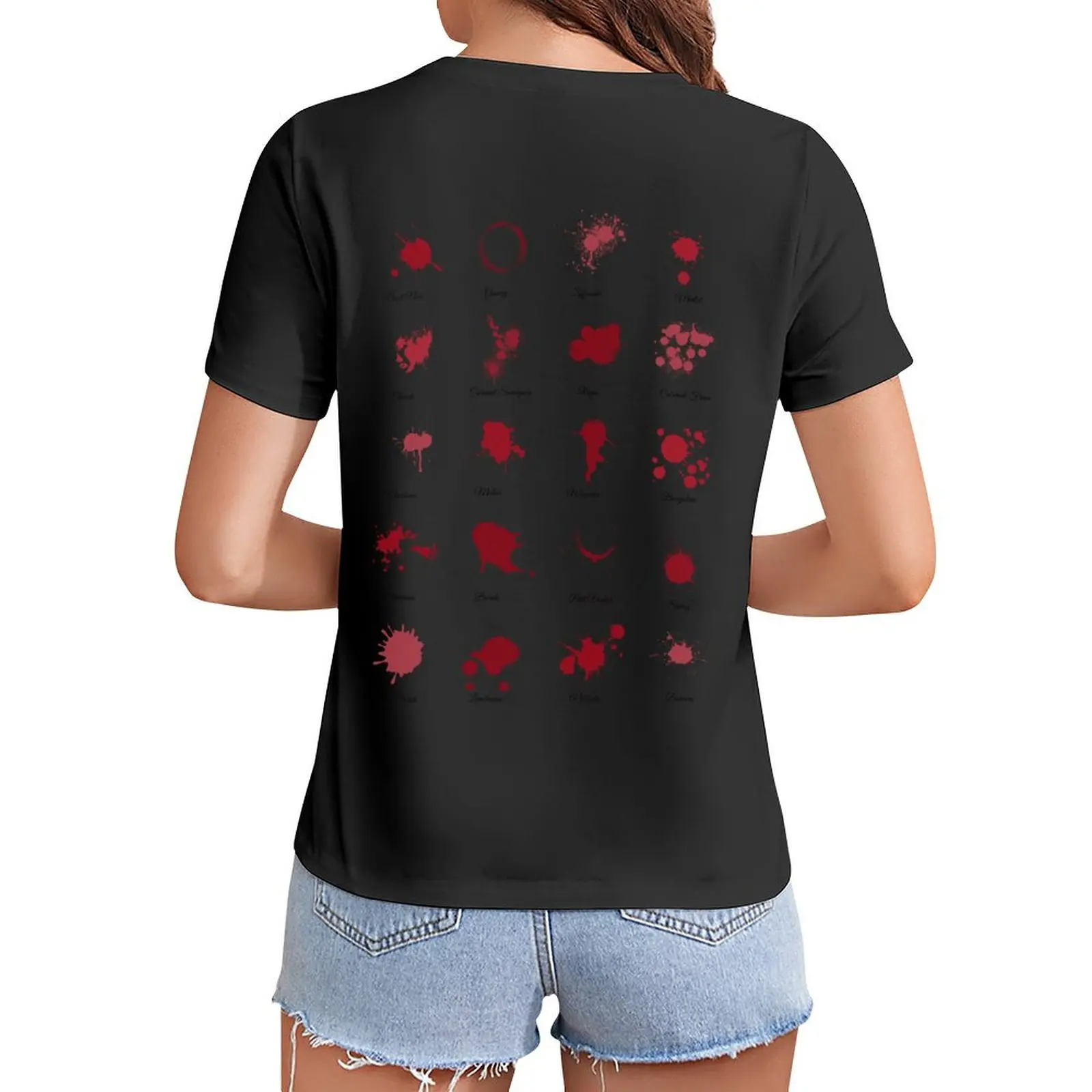 

The world of wines T-Shirt animal print aesthetic clothes t shirts for Women loose fit