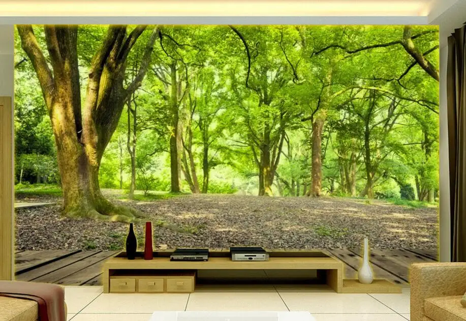 água paisagem decoração, parede 3D Wallpaper