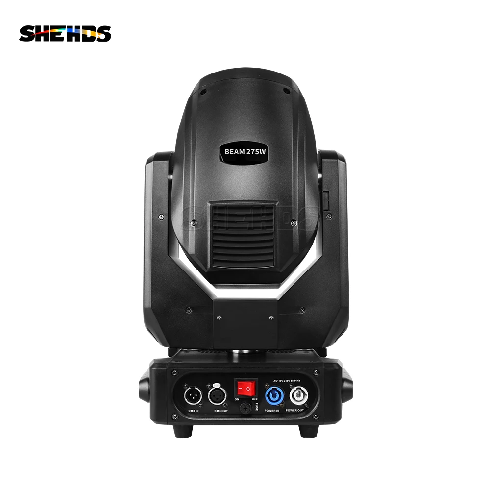 SHEHDS Bulb Beam 275W Moving Head Lighting 8+8+8-Facet Circular Prism With flight Case For Dj Disco Night Club Wedding Equipment disco light led stage light mini led stage light moving beam light