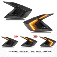 LED Tail Lights For Honda Civic Sedan 10Th Gen 2016-2021 DRL Start Up Animation Rear Lamp Assembly (Not for hatchback & Coupe) - Image 3