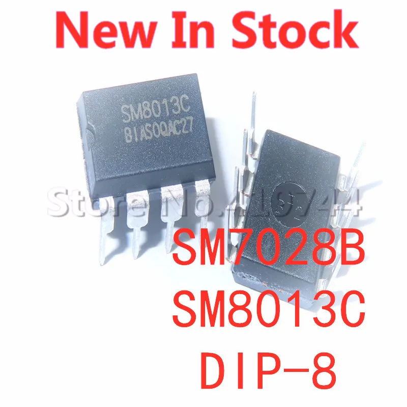 

5PCS/LOT 100% Quality SM7028 SM7028B SM8013C DIP-8 power management chip In Stock New Original