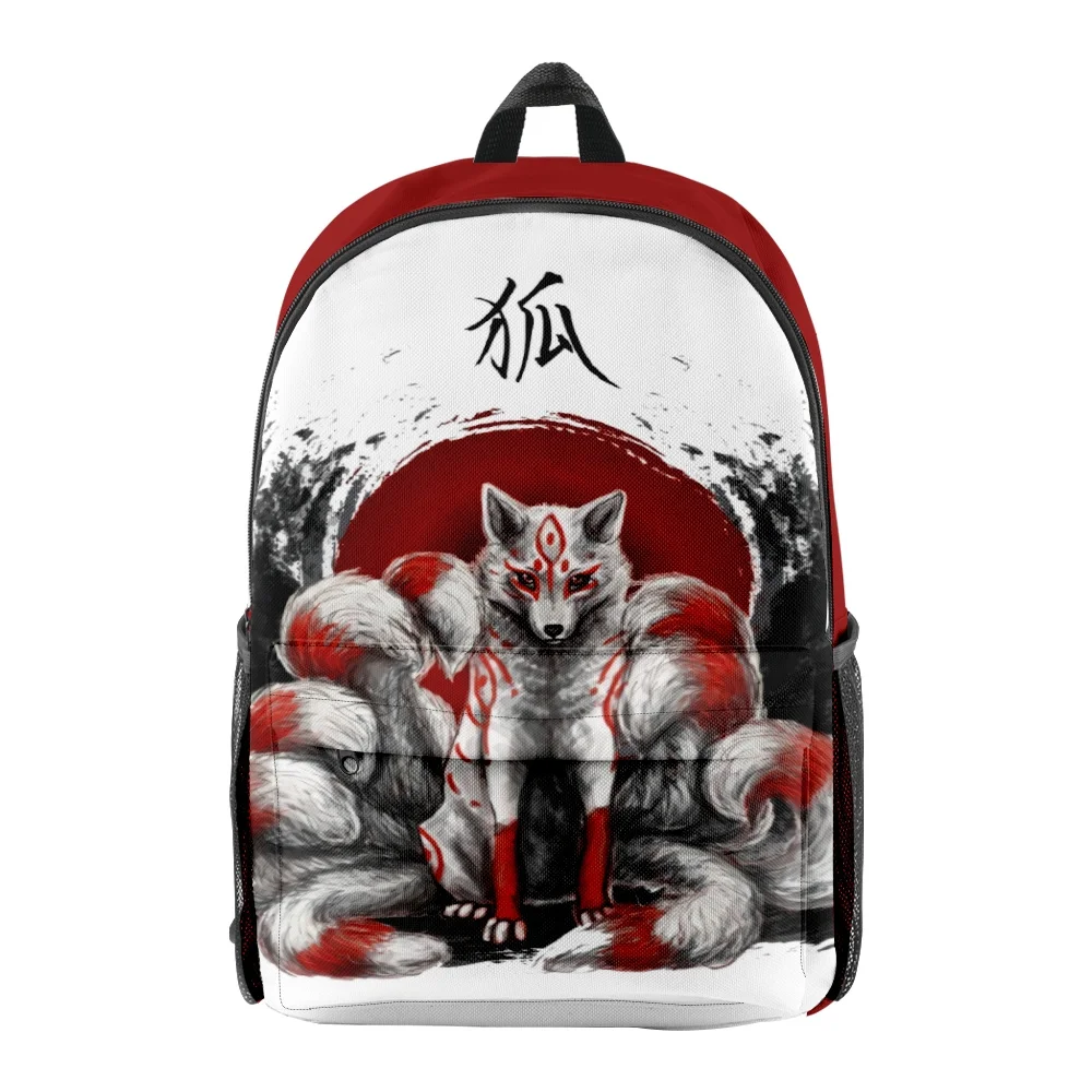 

Nine Tailed Fox Men Women Backpack School Backpack Laptop Backpack Boy Girl Teen School Bag Travel Bag Shoulder Bag Mochila