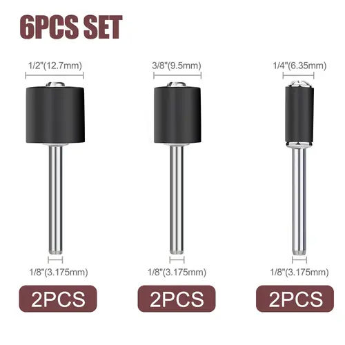 CMCP Sanding Drum Set Grit #80 #100 #120 Dremel With Sanding Mandrels Sanding Bands For Dremel Rotary Tools Abrasive Tools - Image 33