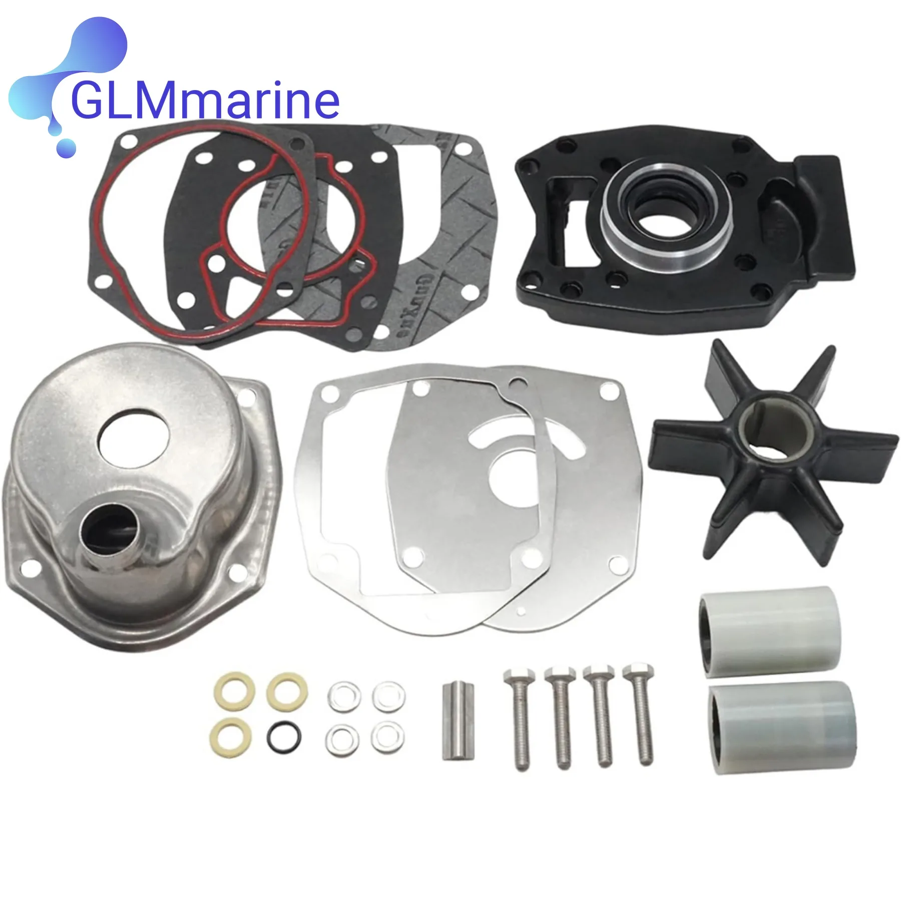 8M0113799 Water Pump Impeller Kit for Mercury Mariner 75 80 90 100 115 HP 2-Stroke 4-Stroke Outboard 46-8M0113799 46-43024A7 outboard engine parts,boat motor parts,water pump impeller kit