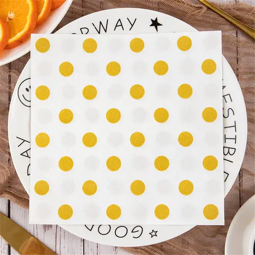 20Pcs/bag Polka Dot Printed Disposable Table Dinner Tissue Napkins Paper Restaurant Holiday Party Decoration - Image 5