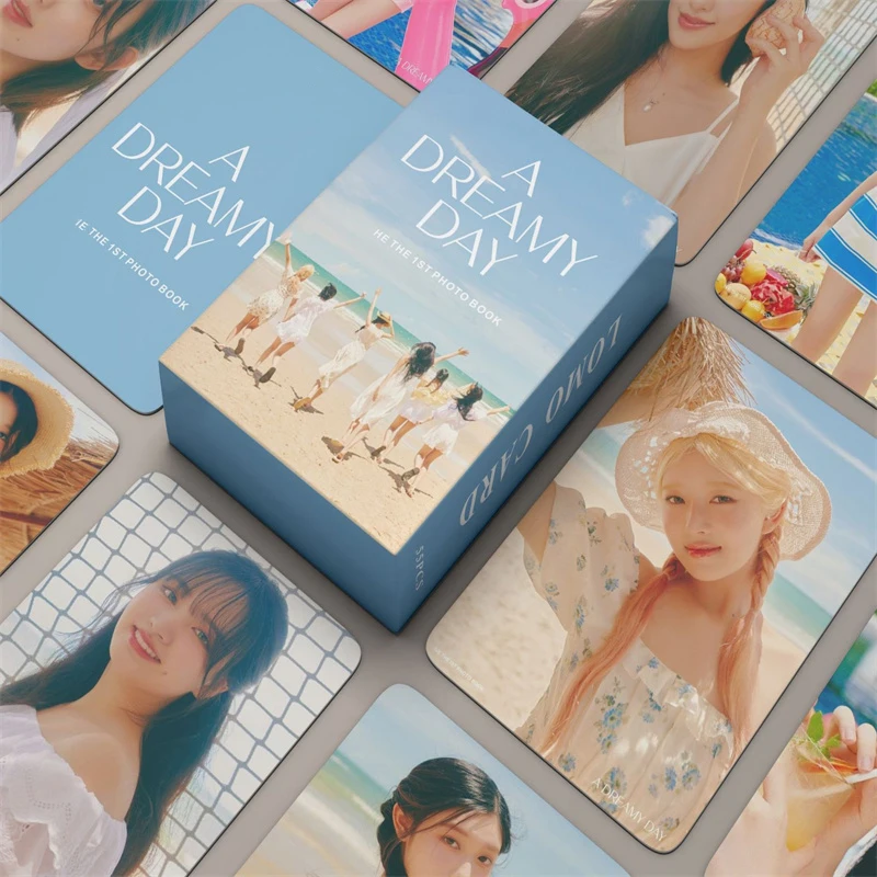 

55 Cards/Set IVE Album A Dreamy Day Mito Lomo Small Card Collector Card Wonyoung LIZ Gaeul Photo Card Girl Collectible Gift Kpop