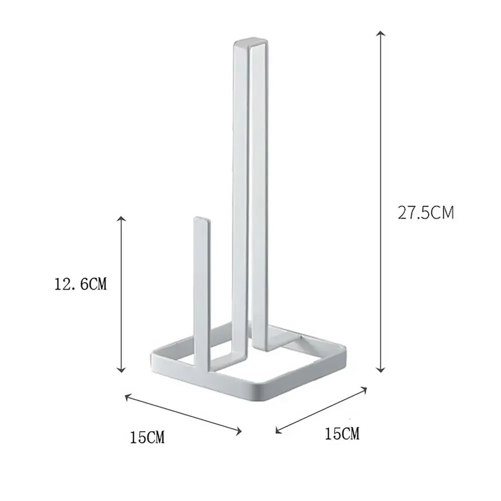 S/L Standing Paper Towel Holder Waterproof Kitchen Organizer Kitchen Paper Hanger Rack Rust-proof Face Towel Rack 6